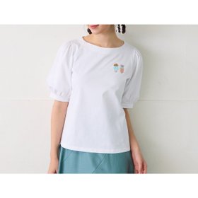 【ローズティアラ/Rose Tiara】の【22fabric】マイコーデカットソー 人気、トレンドファッション・服の通販 founy(ファニー) ファッション Fashion レディースファッション Fashion for Women トップス・カットソー Cut & Sew Tops カットソー・ベーシックTシャツ Cut-and-Sewn Tops / Stretch Tees & Basics イラスト Illustration カットソー Cut and Sewn Top スマート Smart, Elegant トレンド Trend, Trending Now プリント Print, Printed Pattern ボーダー Border, Stripe モチーフ Motif, Design Theme 夏 Summer |ID:prp329100004601206