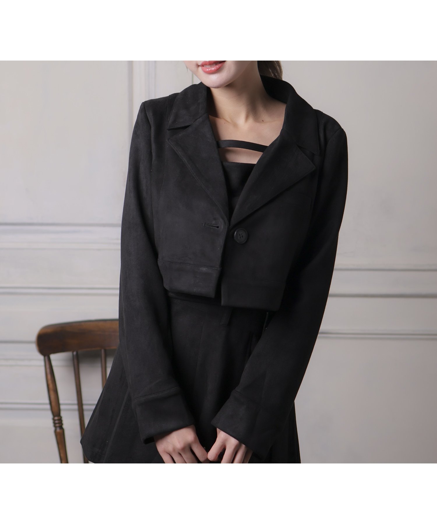 【リップサービス/LIP SERVICE】のマルチパターンクロップドジャケット インテリア・キッズ・メンズ・レディースファッション・服の通販 founy(ファニー) 　ファッション　Fashion　レディースファッション　Fashion for Women　アウター　Coat / Outerwear Collection　レディースジャケット・軽アウター　Jackets　クロップド　Cropped, Short Length　コンパクト　Compact, Small Size　シンプル　Simple, Minimal　ストレッチ　Stretch, Stretchy Fabric　チェック　Check, Plaid, Tartan　ツイード　Twill, Twill Weave　マニッシュ　Mannish, Boyish　マーブル　Marble, Marble Pattern　ミックス　Mix, Mixed Style　モノトーン　Monotone, Black and White　ブラック|ID: prp329100004601226 ipo3291000000032713651