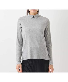 【ヒロコビス/HIROKO BIS】のスリットハイネックカットソー /洗える 人気、トレンドファッション・服の通販 founy(ファニー) ファッション Fashion レディースファッション Fashion for Women トップス・カットソー Cut & Sew Tops カットソー・ベーシックTシャツ Cut-and-Sewn Tops / Stretch Tees & Basics おすすめ Recommended / Our Picks インナー Innerwear スリット Slit, Slit Detail ベーシック Basic, Essential ワンポイント One Point, Statement Accent 定番 Standard, Basic Item 洗える Machine Washable |ID:prp329100004601232