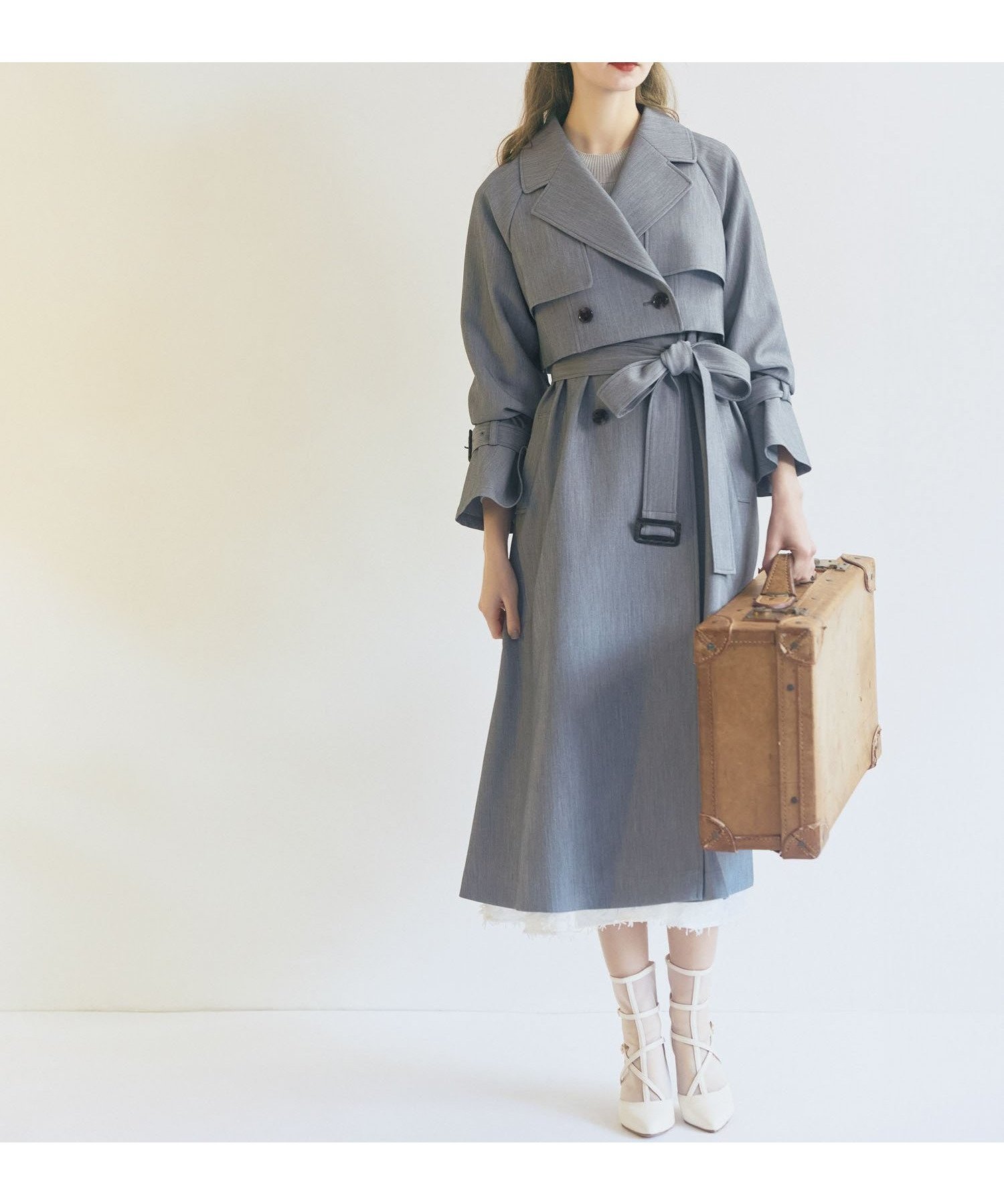 【ノエラ/Noela】の3WAYデザイントレンチコート 人気、トレンドファッション・服の通販 founy(ファニー) 　ファッション　Fashion　レディースファッション　Fashion for Women　アウター　Coat / Outerwear Collection　コート・ロングコート・ピーコート　Long Coats, Peacoats & More　トレンチコート / 春秋の定番アウター　Trench Coats　ショート　Short, Short Length　ジャケット　Jacket, Outerwear　ベーシック　Basic, Essential　ポケット　Pocket, Pocket Detail　 other-1|ID: prp329100004601236 ipo3291000000032713724