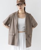 【レイジブルー/RAGEBLUE】のハーフスリーブルーズジャケット/セットアップ対応 人気、トレンドファッション・服の通販 founy(ファニー) ファッション Fashion レディースファッション Fashion for Women アウター Coat / Outerwear Collection レディースジャケット・軽アウター Jackets おすすめ Recommended / Our Picks セットアップ Set-Up, Coordinated Outfit チェック Check, Plaid, Tartan 無地 Plain, Solid Color thumbnail グレー×ブラウン12|ID: prp329100004601238 ipo3291000000032713761