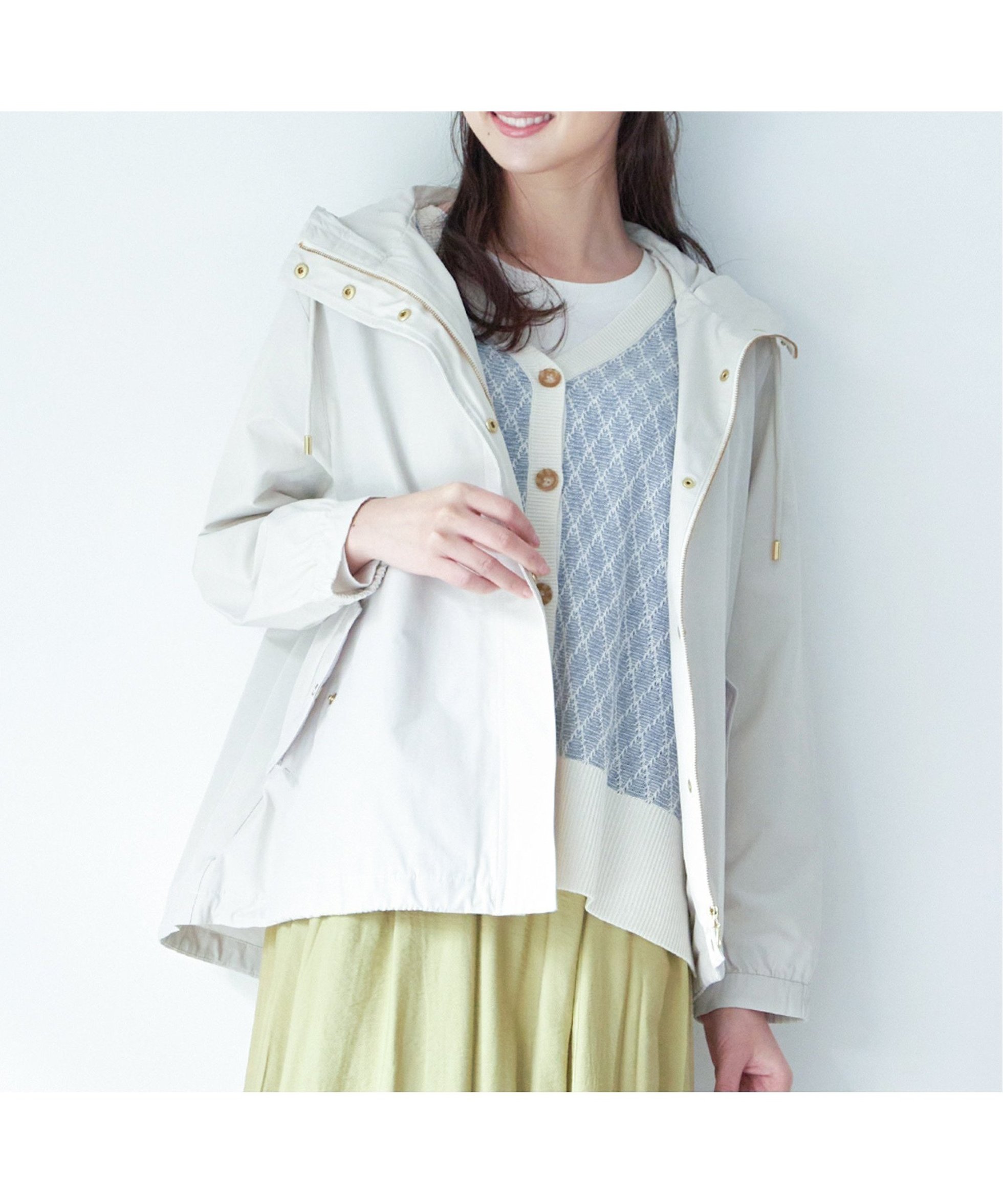 【イッカ/ikka】の撥水マウンテンパーカー インテリア・キッズ・メンズ・レディースファッション・服の通販 founy(ファニー) 　ファッション　Fashion　レディースファッション　Fashion for Women　トップス・カットソー　Cut & Sew Tops　レディースパーカー・カジュアルフーディー　Casual Hoodies & Sweatshirts　アウトドア　Outdoor Clothing　春　Spring　秋　Autumn　グログラン　Grosgrain, Grosgrain Ribbon　スタイリッシュ　Stylish, Fashionable　定番　Standard, Basic Item　人気　Popular, Best Seller　パーカー　Hoodie, Parka　フロント　Front, Front Design　ベーシック　Basic, Essential　ボックス　Boxy, Box Shape　おすすめ　Recommended / Our Picks　オフホワイト|ID: prp329100004601244 ipo3291000000032713817