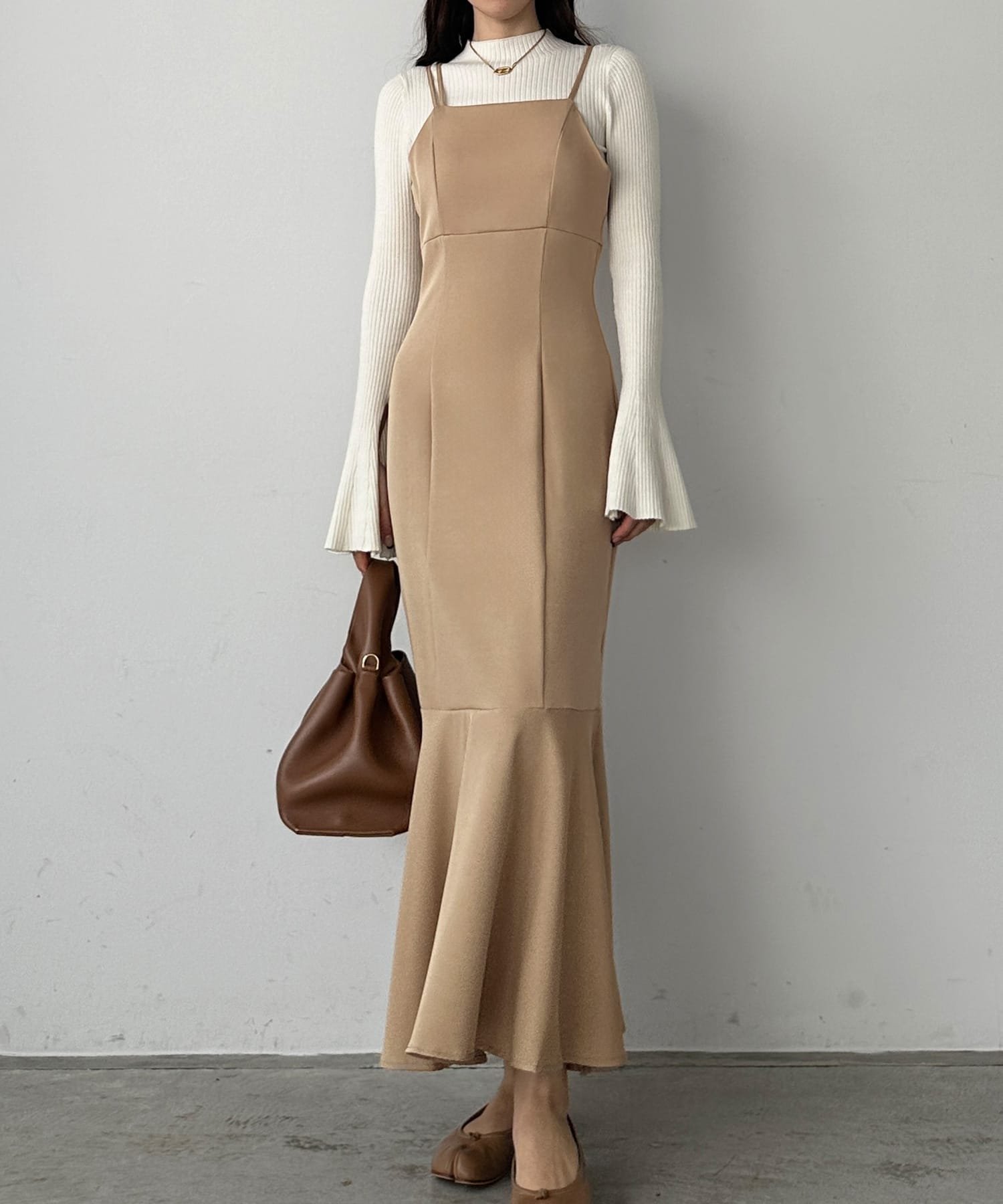 【ジュノア/JUNOAH】のLouere マーメイドキャミワンピース 人気、トレンドファッション・服の通販 founy(ファニー) 　ファッション　Fashion　レディースファッション　Fashion for Women　ワンピース　Dresses　キャミソールワンピース　Camisole Dresses　 other-1|ID: prp329100004601251 ipo3291000000032713886