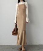 【ジュノア/JUNOAH】のLouere マーメイドキャミワンピース ベージュ|ID: prp329100004601251 ipo3291000000032713887