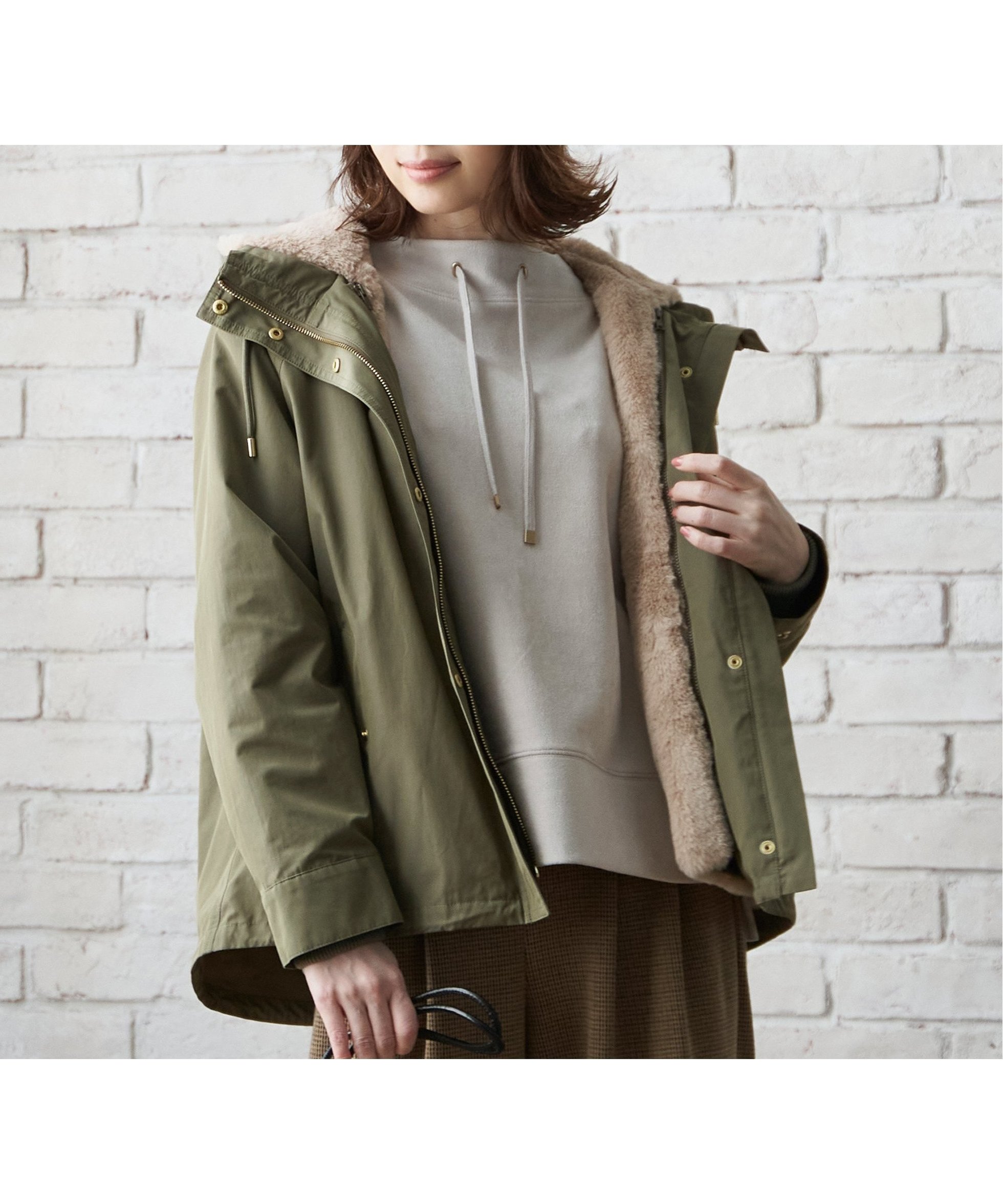 【イッカ/ikka】の撥水ライナー付き3WAYマウンテンパーカー 人気、トレンドファッション・服の通販 founy(ファニー) 　ファッション　Fashion　レディースファッション　Fashion for Women　トップス・カットソー　Cut & Sew Tops　レディースパーカー・カジュアルフーディー　Casual Hoodies & Sweatshirts　ショート　Short, Short Length　パーカー　Hoodie, Parka　フェイクファー　Faux Fur, Imitation Fur　ライナー　Liner, Inner Layer　 other-1|ID: prp329100004601252 ipo3291000000032713891