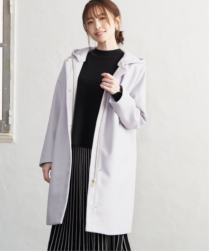 【イッカ/ikka】のウールライクフード取り外しコート インテリア・キッズ・メンズ・レディースファッション・服の通販 founy(ファニー) https://founy.com/ ファッション Fashion レディースファッション Fashion for Women アウター Coat / Outerwear Collection コート・ロングコート・ピーコート Long Coats, Peacoats & More フォーマル Formal, Dressy ベーシック Basic, Essential メルトン Melton, Heavy Wool 人気 Popular, Best Seller |ID: prp329100004601256 ipo3291000000032713913