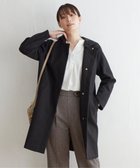 【イッカ/ikka】のウールライクフード取り外しコート ブラック|ID: prp329100004601256 ipo3291000000032713915