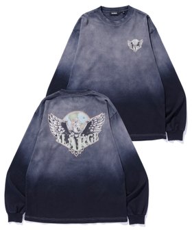 【エクストララージ/XLARGE】のEAGLE WINGS TO THE WORLD L/S TEE 【XLARGE】 人気、トレンドファッション・服の通販 founy(ファニー) ファッション Fashion レディースファッション Fashion for Women グラフィック Graphic, Graphic Design フロント Front, Front Design ブリーチ Bleach, Washed Finish プリント Print, Printed Pattern ベーシック Basic, Essential 長袖 Long Sleeve, Full Sleeve |ID:prp329100004601258