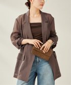 【プラージュ/Plage】の《追加》SHEER ジャケット ブラウン|ID: prp329100004601271 ipo3291000000032714048