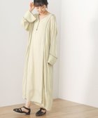 【その他のブランド/Other】のBEAMS HEART / パイピング マキシワンピース 人気、トレンドファッション・服の通販 founy(ファニー) ファッション Fashion レディースファッション Fashion for Women ワンピース Dresses マキシ丈ワンピース・ロングドレス Maxi Dresses / Long One-Pieces おすすめ Recommended / Our Picks ジャカード／ジャガード Jacquard, Woven Pattern パイピング Piping, Trim Design マキシ Maxi, Full Length ロング Long, Long-Length thumbnail ライトグリーン|ID: prp329100004601283 ipo3291000000032714120