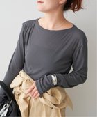 【スピック&スパン/Spick & Span】の《追加 》シアーボートネックプルオーバー グレー|ID: prp329100004601293 ipo3291000000032714212