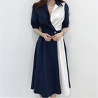 【ミニミニストア/miniministore】のシャツワンピース ロング レディース韓国 人気、トレンドファッション・服の通販 founy(ファニー) ファッション Fashion レディースファッション Fashion for Women ワンピース Dresses シャツワンピース / 1枚で着映えコーデ Shirt Dresses スキッパー Skipper, Open Collar デコルテ Décolleté, Neckline モダン Modern, Contemporary ロング Long, Long-Length エレガント 上品 Elegant 半袖 Short Sleeve, Half Sleeve 夏 Summer 春 Spring S/S・春夏 SS, Spring/Summer, Warm Season ビジネス 仕事 通勤 Business / Work / Commuting thumbnail ネイビー|ID: prp329100004601294 ipo3291000000032714218