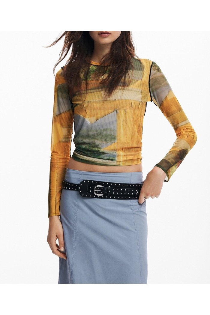 【デシグアル/Desigual】のLOVE LIFE Tシャツロングスリーブ インテリア・キッズ・メンズ・レディースファッション・服の通販 founy(ファニー) https://founy.com/ ファッション Fashion レディースファッション Fashion for Women トップス・カットソー Cut & Sew Tops シャツ・ブラウス・オフィスカジュアル Elegant Blouses & Button-Ups ロングTシャツ・Tシャツ Longline T-Shirts & Tees スリーブ Sleeve, Long Sleeve / Short Sleeve フィット Fit, Slim Fit プリント Print, Printed Pattern レギュラー Regular, Standard Fit ロング Long, Long-Length 長袖 Long Sleeve, Full Sleeve |ID: prp329100004601295 ipo3291000000032714219