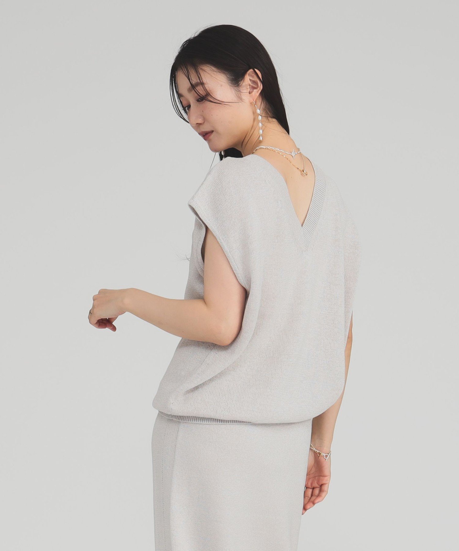 【デミルクス ビームス/Demi-Luxe BEAMS】の和紙 コットン 2WAY プルオーバー インテリア・キッズ・メンズ・レディースファッション・服の通販 founy(ファニー) 　ファッション　Fashion　レディースファッション　Fashion for Women　トップス・カットソー　Cut & Sew Tops　カジュアルプルオーバー・ニットトップス　Pullovers & Knit Tops / Casual Pullovers　おすすめ　Recommended / Our Picks　セットアップ　Set-Up, Coordinated Outfit　NATURAL|ID: prp329100004601298 ipo3291000000032714241