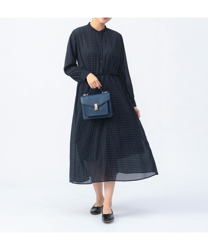 【ビームス ハート/BEAMS HEART】のドットプリント フレア ワンピース インテリア・キッズ・メンズ・レディースファッション・服の通販 founy(ファニー) https://founy.com/ ファッション Fashion レディースファッション Fashion for Women ワンピース Dresses エレガント 上品 Elegant シューズ Shoes, Footwear ドット Polka Dot, Dot Pattern バランス Balance, Style Balance フォーマル Formal, Dressy フラット Flat, Flat Shoes フレア Flare, Flared ブラウジング Blouson Silhouette, Cinched Waist プリント Print, Printed Pattern リラックス Relax, Relaxed Fit |ID: prp329100004601301 ipo3291000000032714258