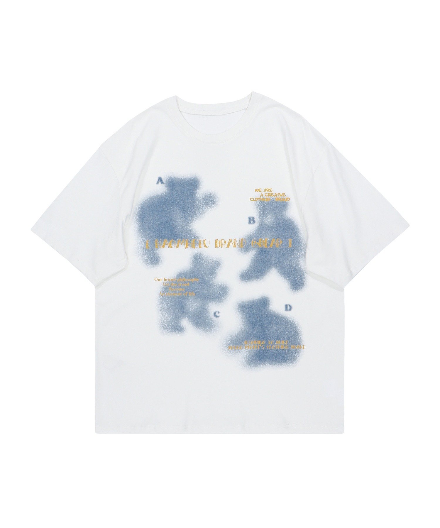 【アイモハ/aimoha】の【HOOK】古着風フロントプリントビッグTEE インテリア・キッズ・メンズ・レディースファッション・服の通販 founy(ファニー) 　ファッション　Fashion　レディースファッション　Fashion for Women　おすすめ　Recommended / Our Picks　ホワイト|ID: prp329100004601309 ipo3291000000032714303