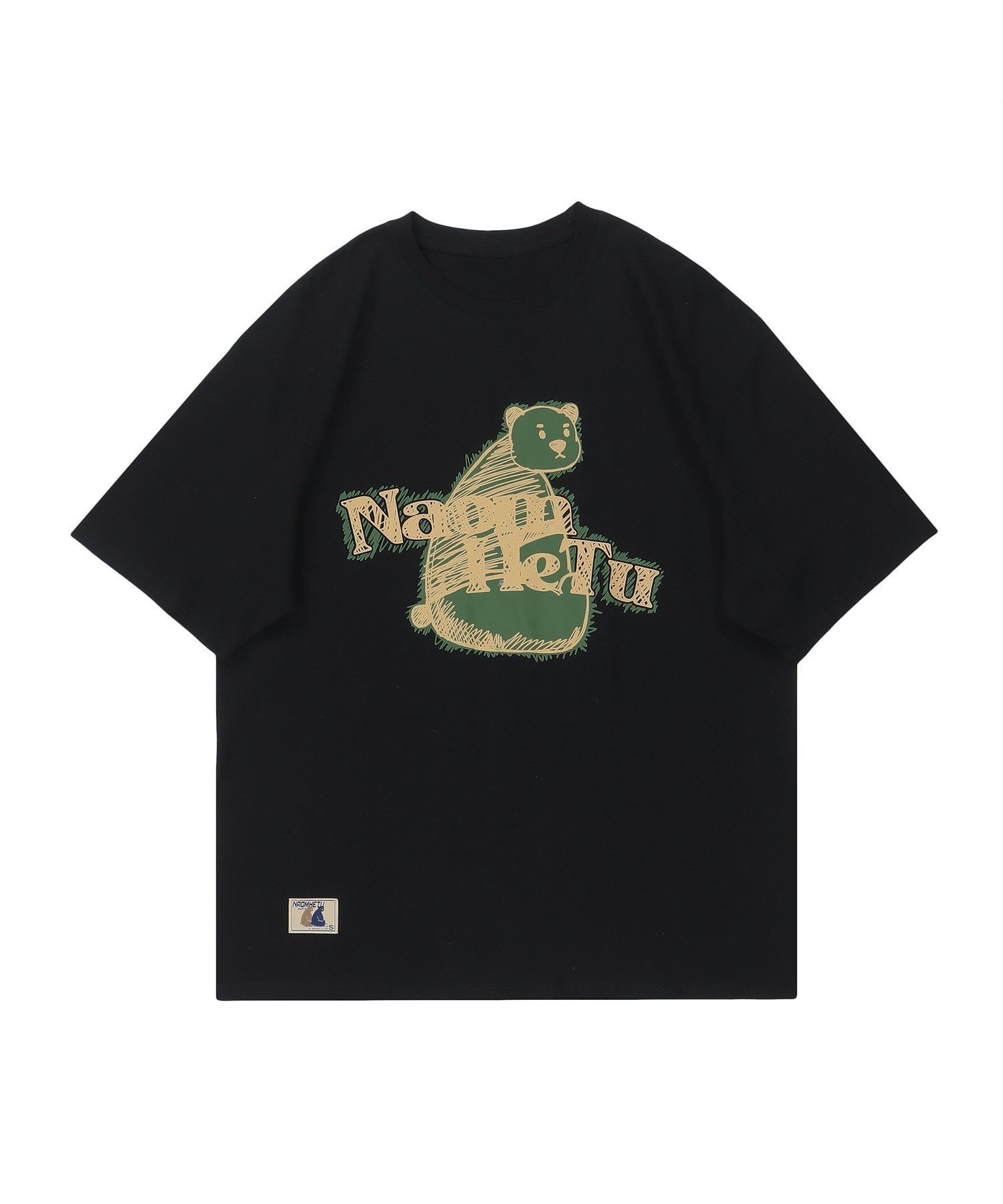 【アイモハ/aimoha】の【HOOK】古着風フロントプリントビッグTEE インテリア・キッズ・メンズ・レディースファッション・服の通販 founy(ファニー) 　ファッション　Fashion　レディースファッション　Fashion for Women　おすすめ　Recommended / Our Picks　ブラック|ID: prp329100004601309 ipo3291000000032714304