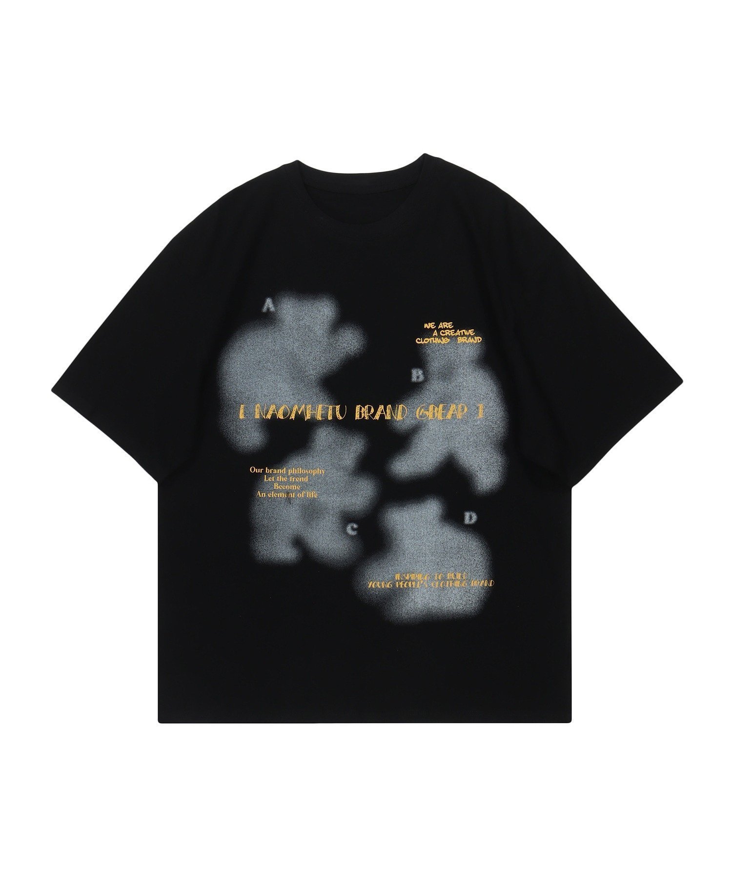 【アイモハ/aimoha】の【HOOK】古着風フロントプリントビッグTEE インテリア・キッズ・メンズ・レディースファッション・服の通販 founy(ファニー) 　ファッション　Fashion　レディースファッション　Fashion for Women　おすすめ　Recommended / Our Picks　ブラック系その他2|ID: prp329100004601309 ipo3291000000032714307