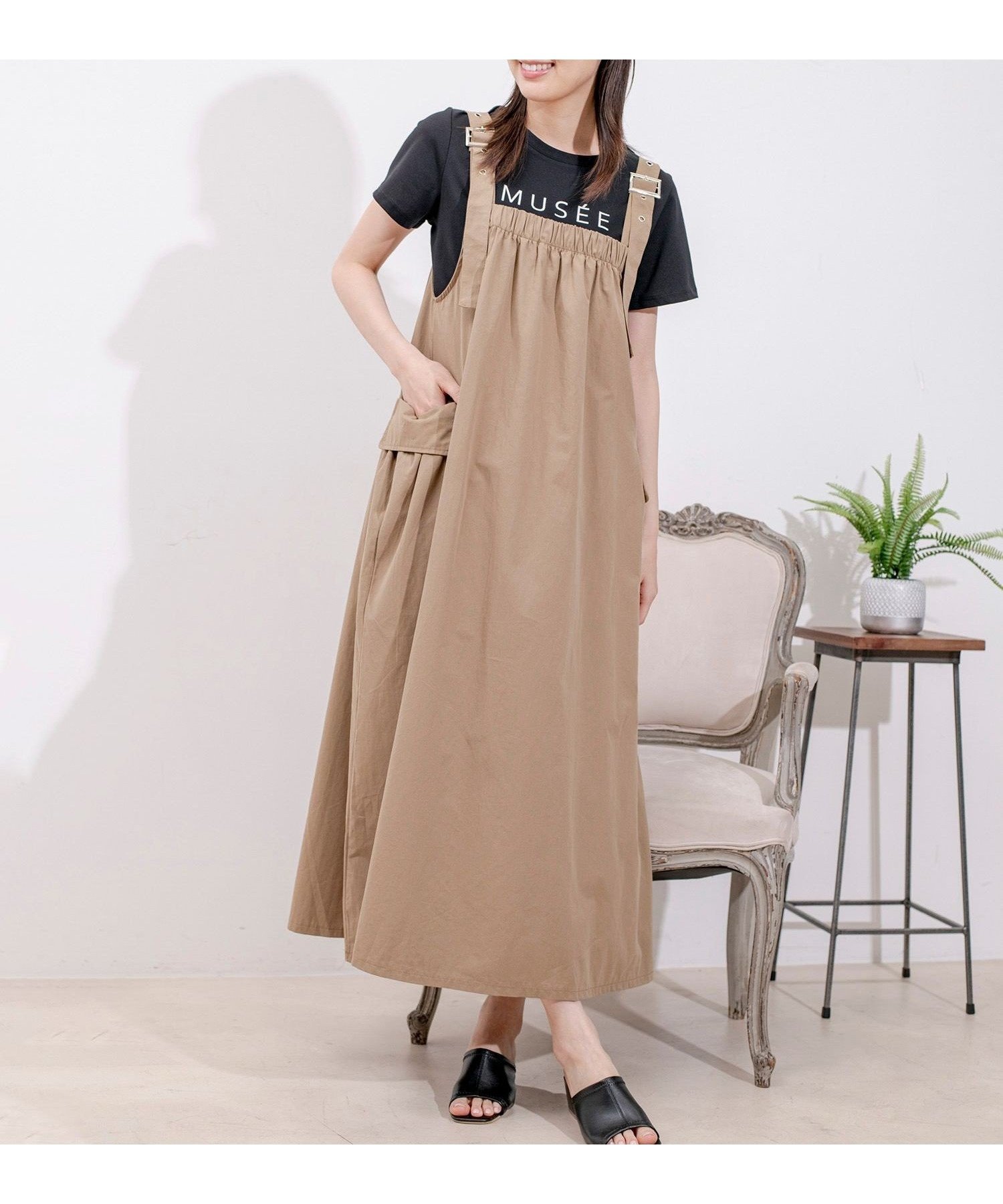 【ジャイロ/JAYRO】のショルダーギャザージャンスカ インテリア・キッズ・メンズ・レディースファッション・服の通販 founy(ファニー) 　ファッション　Fashion　レディースファッション　Fashion for Women　おすすめ　Recommended / Our Picks　インナー　Innerwear　ショルダー　Shoulder, Shoulder Strap　タンク　Tank Top, Sleeveless Top　タートルネック　Turtleneck, High Neck　ポケット　Pocket, Pocket Detail　夏　Summer　春　Spring　S/S・春夏　SS, Spring/Summer, Warm Season　A/W・秋冬　Autumn/Winter　ベージュ(27)|ID: prp329100004601311 ipo3291000000032714320