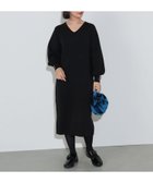【その他のブランド/Other】のVネック ロングニット ワンピース BLACK|ID: prp329100004601312 ipo3291000000032714334