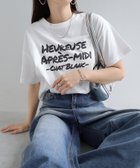 【その他のブランド/Other】のメッセージ ロゴ プリント 半袖 Tシャツ オフホワイト×チャコール|ID: prp329100004601315 ipo3291000000032714355