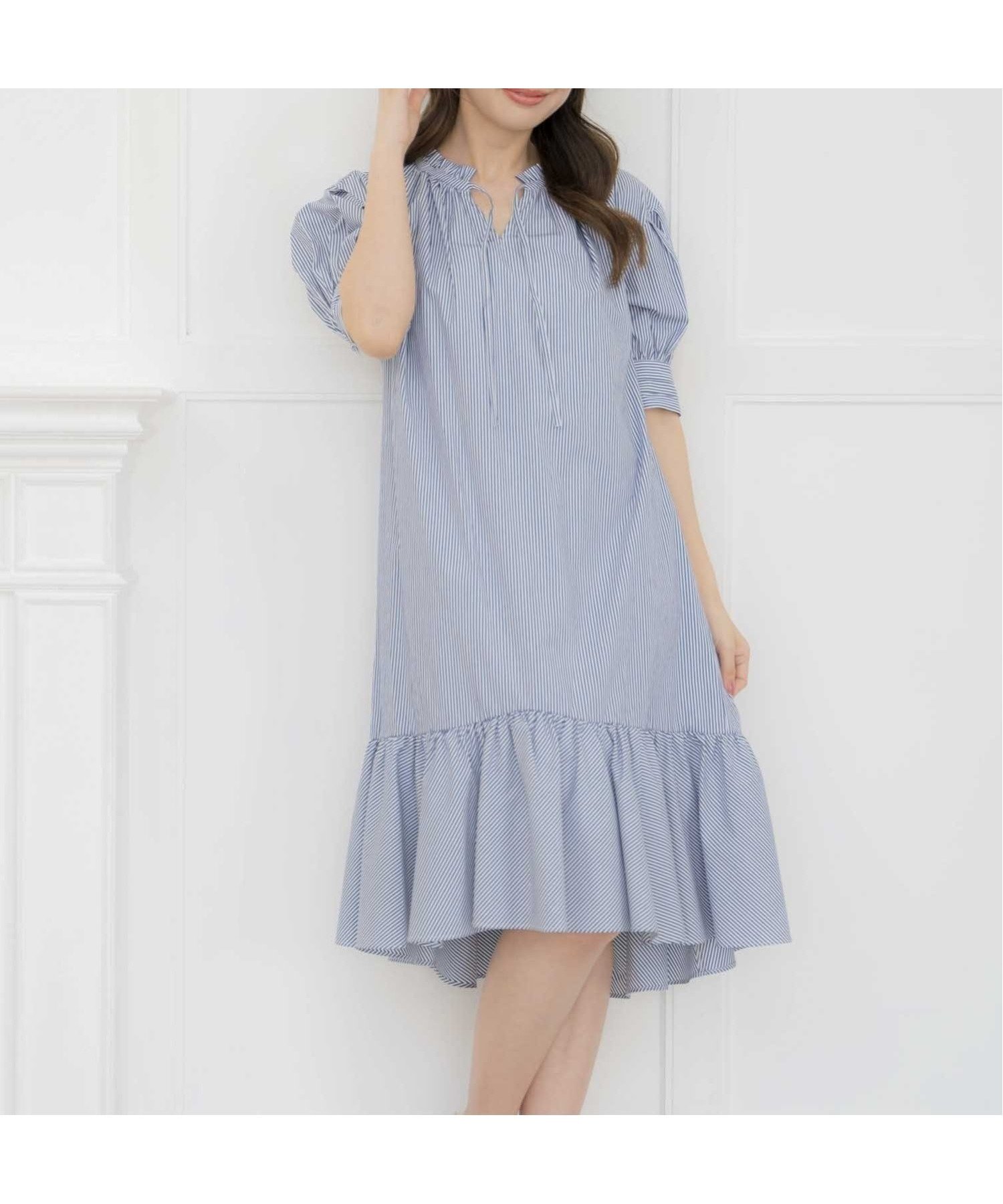 【ノエラ/Noela】のティアードミニワンピ インテリア・キッズ・メンズ・レディースファッション・服の通販 founy(ファニー) 　ファッション　Fashion　レディースファッション　Fashion for Women　ワンピース　Dresses　インナー　Innerwear　キャミソール　Camisole, Spaghetti Strap Top　スキッパー　Skipper, Open Collar　ストライプ　Stripe, Striped Pattern　ポケット　Pocket, Pocket Detail　無地　Plain, Solid Color　ミックス1|ID: prp329100004601316 ipo3291000000032714363