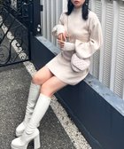 【ロイヤルパーティー/ROYAL PARTY】のウォッシャブルハイネックミニワンピース 人気、トレンドファッション・服の通販 founy(ファニー) ファッション Fashion レディースファッション Fashion for Women ワンピース Dresses トレンド Trend, Trending Now 人気 Popular, Best Seller 洗える Machine Washable thumbnail ベージュ|ID: prp329100004601320 ipo3291000000032714396