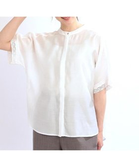 【リフレクト/Reflect】の【E-QUALITY/手洗い可】オフボディドルマンブラウス 人気、トレンドファッション・服の通販 founy(ファニー) ファッション Fashion レディースファッション Fashion for Women トップス・カットソー Cut & Sew Tops シャツ・ブラウス・オフィスカジュアル Elegant Blouses & Button-Ups シンプル Simple, Minimal レース Lace, Lace Fabric 吸水 Absorbent, Quick-Dry |ID:prp329100004601337