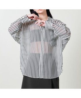 【ユナイテッドアローズ/UNITED ARROWS】 ストライプ シアー オーバーシャツ人気、トレンドファッション・服の通販 founy(ファニー) ファッション Fashion レディースファッション Fashion for Women トップス・カットソー Cut & Sew Tops シャツ・ブラウス・オフィスカジュアル Elegant Blouses & Button-Ups シアー Sheer, See-Through ストライプ Stripe, Striped Pattern 人気 Popular, Best Seller ビスチェ Bustier, Corset Top プリント Print, Printed Pattern ミドル Middle Length, Mid Height レギュラー Regular, Standard Fit おすすめ Recommended / Our Picks ビジネス 仕事 通勤 Business / Work / Commuting |ID:prp329100004601338