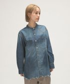 【ビームス ウイメン/BEAMS】の【別注】Lee / ダメージ リペア ウエスタン シャツ STONE_WASH|ID: prp329100004601340 ipo3291000000032714592