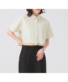 【ビームス ウイメン/BEAMS】のストライプ クロップド シャツ IVORY|ID: prp329100004601345 ipo3291000000032714627