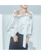 【フレイ アイディー/FRAY I.D】のオフショルパフスリーブブラウス WHT[001]|ID: prp329100004601348 ipo3291000000032714646