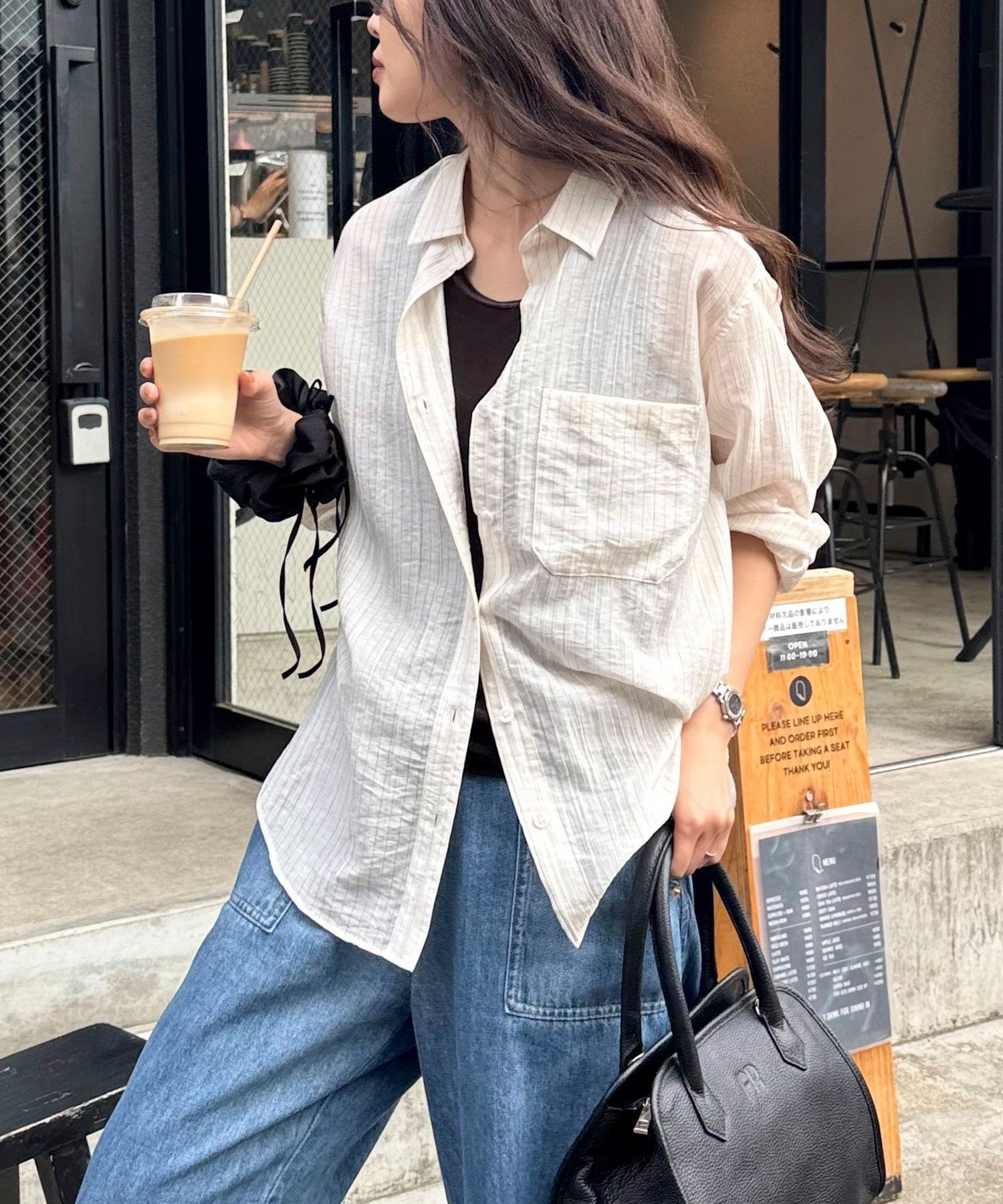 【その他のブランド/Other】のストライプシアーシャツ インテリア・キッズ・メンズ・レディースファッション・服の通販 founy(ファニー) 　ファッション　Fashion　レディースファッション　Fashion for Women　トップス・カットソー　Cut & Sew Tops　シャツ・ブラウス・オフィスカジュアル　Elegant Blouses & Button-Ups　2025年　2025　2025春夏・S/S　Spring/Summer 2025 SS25　おすすめ　Recommended / Our Picks　インナー　Innerwear　キャミ　Camisole, Cami Top　ストライプ　Stripe, Striped Pattern　タンク　Tank Top, Sleeveless Top　夏　Summer　ホワイト系その他|ID: prp329100004601353 ipo3291000000032714686