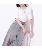 【その他のブランド/Other】の半袖ジャガードニット ホワイト|ID: prp329100004601359 ipo3291000000032714805