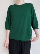 【ドゥーベル/Doux Belle】のニット レディース ラウンドネック 人気、トレンドファッション・服の通販 founy(ファニー) ファッション Fashion レディースファッション Fashion for Women トップス・カットソー Cut & Sew Tops ニット Knit Tops & Sweaters サマー Summer, Summer Style ジュエル Jewel, Gemstone パープル Purple, Violet ラウンド Round, Round Neck thumbnail グリーン|ID: prp329100004601360 ipo3291000000032714819
