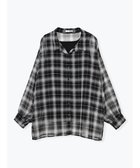 【その他のブランド/Other】のSET チェック柄シアーシャツ×タンクトップ 黒|ID: prp329100004601363 ipo3291000000032714874