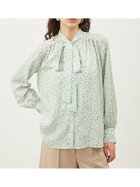 【ミラオーウェン/Mila Owen】の比翼あきジョーゼットボウタイブラウス 人気、トレンドファッション・服の通販 founy(ファニー) ファッション Fashion レディースファッション Fashion for Women トップス・カットソー Cut & Sew Tops シャツ・ブラウス・オフィスカジュアル Elegant Blouses & Button-Ups とろみ Fluid, Flowy Fabric インナー Innerwear エアリー Airy Texture エレガント 上品 Elegant キャミソール Camisole, Spaghetti Strap Top シアー Sheer, See-Through ジョーゼット Georgette, Semi-Sheer Fabric スマート Smart, Elegant スリーブ Sleeve, Long Sleeve / Short Sleeve フロント Front, Front Design プリント Print, Printed Pattern ボトム Bottoms, Lower Wear 春 Spring thumbnail FLOWER[936]|ID: prp329100004601367 ipo3291000000033507593