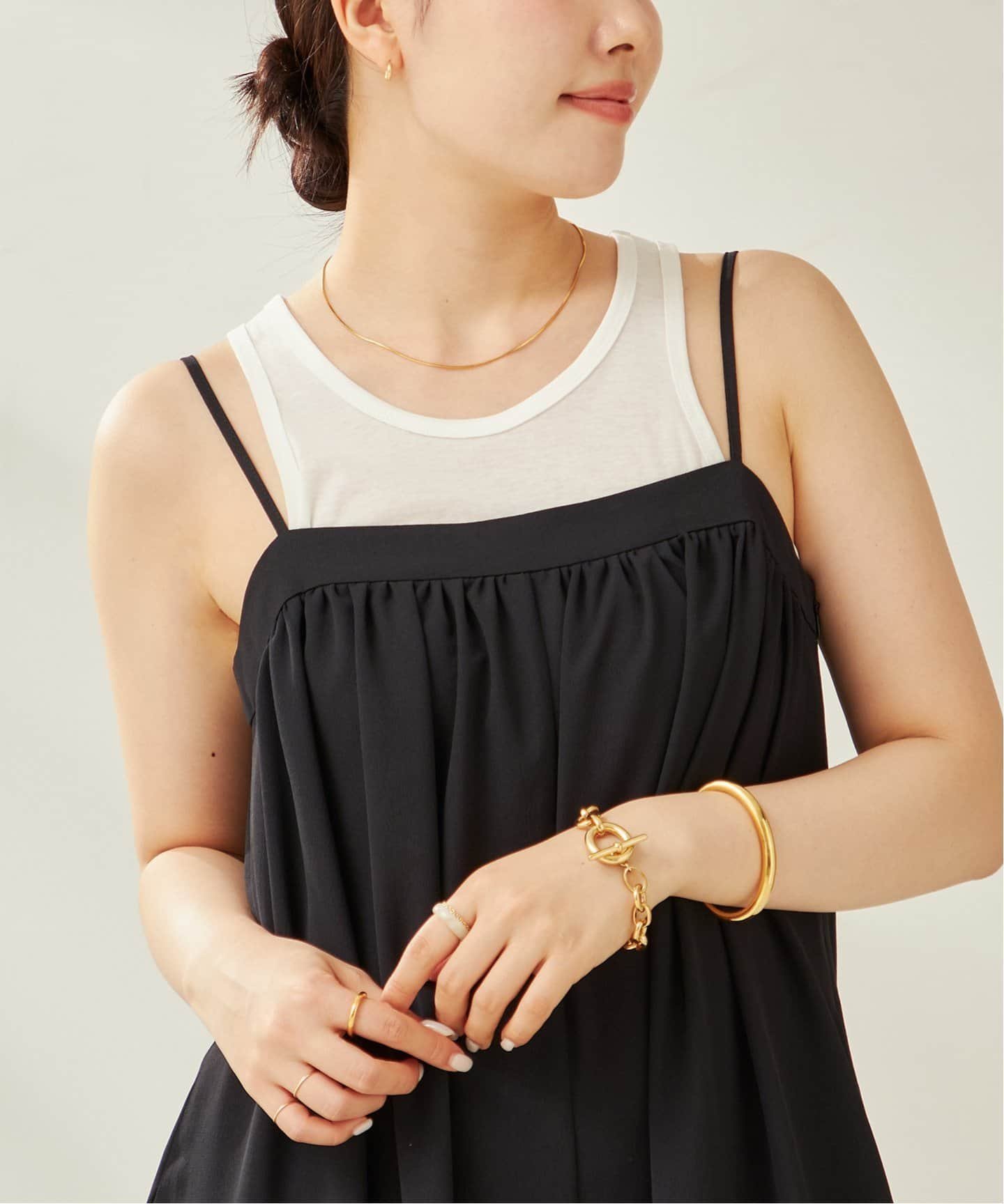 【プラージュ/Plage】のAMERICAN SLEEVE タンク インテリア・キッズ・メンズ・レディースファッション・服の通販 founy(ファニー) 　ファッション　Fashion　レディースファッション　Fashion for Women　トップス・カットソー　Cut & Sew Tops　インナー　Innerwear　ジャケット　Jacket, Outerwear　タンク　Tank Top, Sleeveless Top　フィット　Fit, Slim Fit　ホワイト|ID: prp329100004601368 ipo3291000000032714898