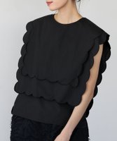 【ガール/GIRL】のダブルスカラップノースリーブブラウス 人気、トレンドファッション・服の通販 founy(ファニー) ファッション Fashion レディースファッション Fashion for Women トップス・カットソー Cut & Sew Tops キャミソール&ノースリーブ Camisoles & Sleeveless Tops シャツ・ブラウス・オフィスカジュアル Elegant Blouses & Button-Ups シンプル Simple, Minimal スカラップ Scallop, Scalloped Edge ノースリーブ Sleeveless, No-Sleeve ラウンド Round, Round Neck エレガント 上品 Elegant |ID:prp329100004601372