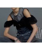 【メゾンスペシャル/MAISON SPECIAL】の2way Slab Mesh Layered Bustier Tops BLK|ID: prp329100004601374 ipo3291000000032714921