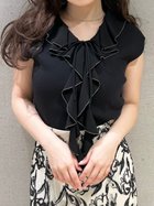 【リリーブラウン/Lily Brown】のフリルディテールニットトップス BLK[009]|ID: prp329100004601376 ipo3291000000032714943