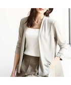 【エムケイ ミッシェルクラン/MK MICHEL KLEIN】のショート丈カーディガン/接触冷感/UVカット/洗える カーキグレー|ID: prp329100004601380 ipo3291000000032714974