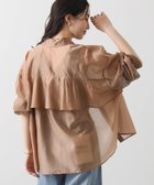 【グレディブリリアン/Gready Brilliant】のシアーバックフリルシャツ 人気、トレンドファッション・服の通販 founy(ファニー) ファッション Fashion レディースファッション Fashion for Women トップス・カットソー Cut & Sew Tops シャツ・ブラウス・オフィスカジュアル Elegant Blouses & Button-Ups バッグ Bags おすすめ Recommended / Our Picks カフス Cuff Design シアー Sheer, See-Through シャーリング Shirring, Ruched タンク Tank Top, Sleeveless Top メッシュ Mesh, Net Fabric 長袖 Long Sleeve, Full Sleeve thumbnail BRW|ID: prp329100004601392 ipo3291000000032715072