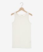 【ルクールブラン/le.coeur blanc】の《WEB限定アイテム》Basicテレコタンクトップ オフ|ID: prp329100004601398 ipo3291000000032715100