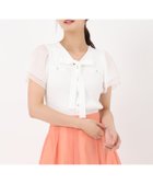 【ミッシュマッシュ/MISCH MASCH】の2025春夏新作 ゴールド釦シアー袖ボウタイニット 人気、トレンドファッション・服の通販 founy(ファニー) ファッション Fashion レディースファッション Fashion for Women トップス・カットソー Cut & Sew Tops ニット Knit Tops & Sweaters アクセサリー Fashion Accessories アシンメトリー Asymmetrical Style 春 Spring 切替 Switching, Contrast Panel サンダル Sandals, Summer Shoes シアー Sheer, See-Through シンプル Simple, Minimal スタイリッシュ Stylish, Fashionable デニム Denim, Jeans Material トレンド Trend, Trending Now フィット Fit, Slim Fit S/S・春夏 SS, Spring/Summer, Warm Season 夏 Summer エレガント 上品 Elegant 2025年 2025 2025春夏・S/S Spring/Summer 2025 SS25 thumbnail ホワイト|ID: prp329100004601399 ipo3291000000032715125