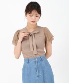 【ミッシュマッシュ/MISCH MASCH】の2025春夏新作 ゴールド釦シアー袖ボウタイニット 人気、トレンドファッション・服の通販 founy(ファニー) ファッション Fashion レディースファッション Fashion for Women トップス・カットソー Cut & Sew Tops ニット Knit Tops & Sweaters アクセサリー Fashion Accessories アシンメトリー Asymmetrical Style 春 Spring 切替 Switching, Contrast Panel サンダル Sandals, Summer Shoes シアー Sheer, See-Through シンプル Simple, Minimal スタイリッシュ Stylish, Fashionable デニム Denim, Jeans Material トレンド Trend, Trending Now フィット Fit, Slim Fit S/S・春夏 SS, Spring/Summer, Warm Season 夏 Summer エレガント 上品 Elegant 2025年 2025 2025春夏・S/S Spring/Summer 2025 SS25 thumbnail モカ|ID: prp329100004601399 ipo3291000000032715126