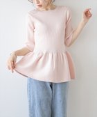 【その他のブランド/Other】のサマーニットペプラムトップス ピンク|ID: prp329100004601402 ipo3291000000032715150