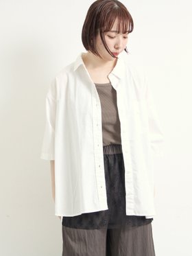 【サマンサモスモス/Samansa Mos2】の製品染め加工シャツ 人気、トレンドファッション・服の通販 founy(ファニー) ファッション Fashion レディースファッション Fashion for Women トップス・カットソー Cut & Sew Tops シャツ・ブラウス・オフィスカジュアル Elegant Blouses & Button-Ups シンプル Simple, Minimal ポケット Pocket, Pocket Detail |ID:prp329100004601403