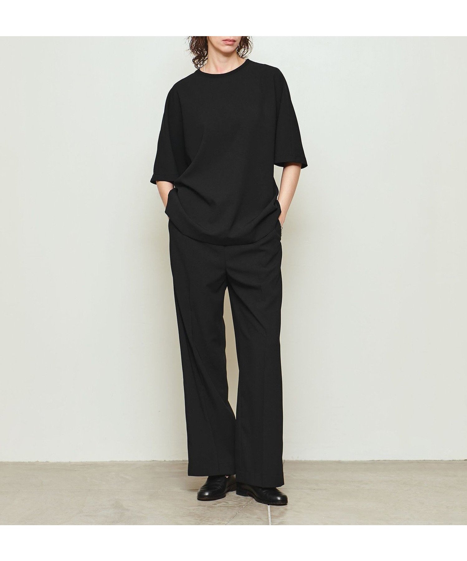 【ユナイテッドアローズ/UNITED ARROWS】のD.O UNITED ARROWS BY DAISUKE OBANA for WOMEN H/T WIDE PANTS/ワイドパンツ インテリア・キッズ・メンズ・レディースファッション・服の通販 founy(ファニー) 　ファッション　Fashion　レディースファッション　Fashion for Women　パンツ　Pants & Trousers　エレガント 上品　Elegant　カットソー　Cut and Sewn Top　ギャザー　Gathered, Ruffled　コレクション　Collection, Seasonal Line　ジャケット　Jacket, Outerwear　ストレート　Straight, Straight Cut　スラックス　Slacks, Dress Pants　セットアップ　Set-Up, Coordinated Outfit　ドローコード　Drawcord, Drawstring Cord　定番　Standard, Basic Item　バランス　Balance, Style Balance　フィット　Fit, Slim Fit　フラット　Flat, Flat Shoes　ベスト　Vest, Waistcoat　ワイド　Wide, Wide Fit　おすすめ　Recommended / Our Picks　BLACK|ID: prp329100004601414 ipo3291000000032715273