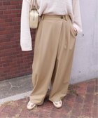 【ジャーナルスタンダード/JOURNAL STANDARD】の【洗える】タックコクーンスラックスパンツ ベージュ|ID: prp329100004601417 ipo3291000000032715303